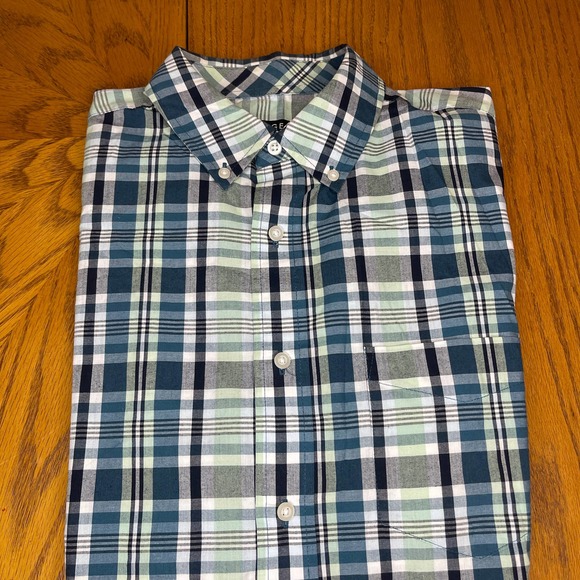 George Checked Dress Shirt button up Men Sz M (48-40) barely used - Picture 7 of 7
